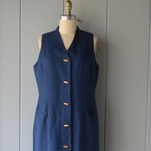 Linen Toggle Dress